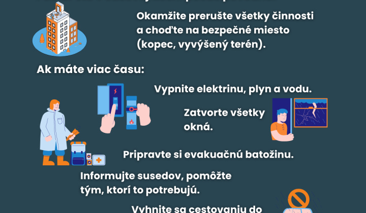 Aktuality / Odporúčania civilnej ochrany v súvislosti s momentálnou meteorologickou situáciou - foto